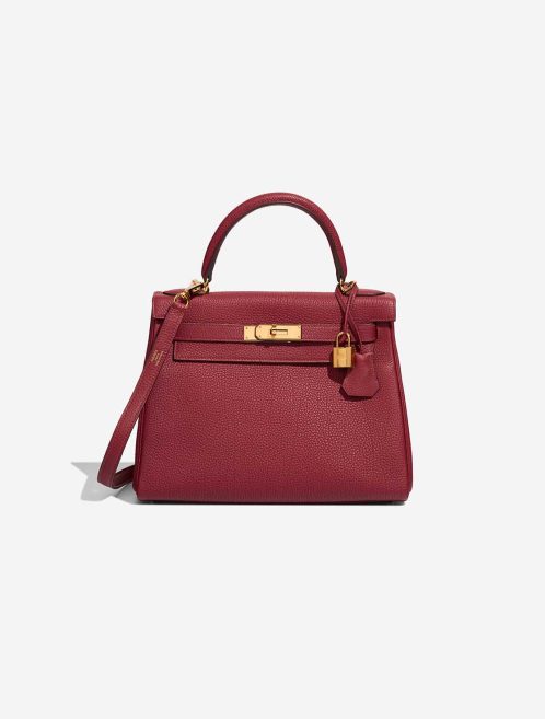 Hermès Kelly 28 Togo Rouge Grenat Front | Sell your designer bag