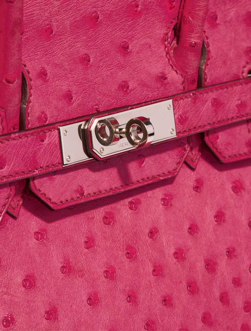 Hermès Birkin 30 Ostrich Fuchsia Closing System | Sell your designer bag