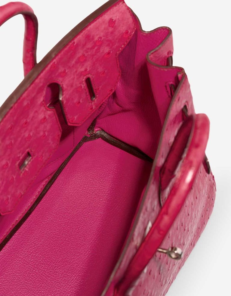 Hermès Birkin 30 Ostrich Fuchsia Inside | Sell your designer bag