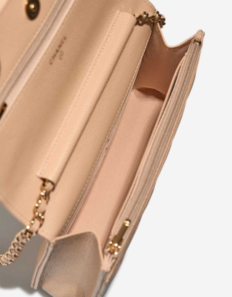 Chanel Wallet On Chain Caviar Beige Inside | Sell your designer bag