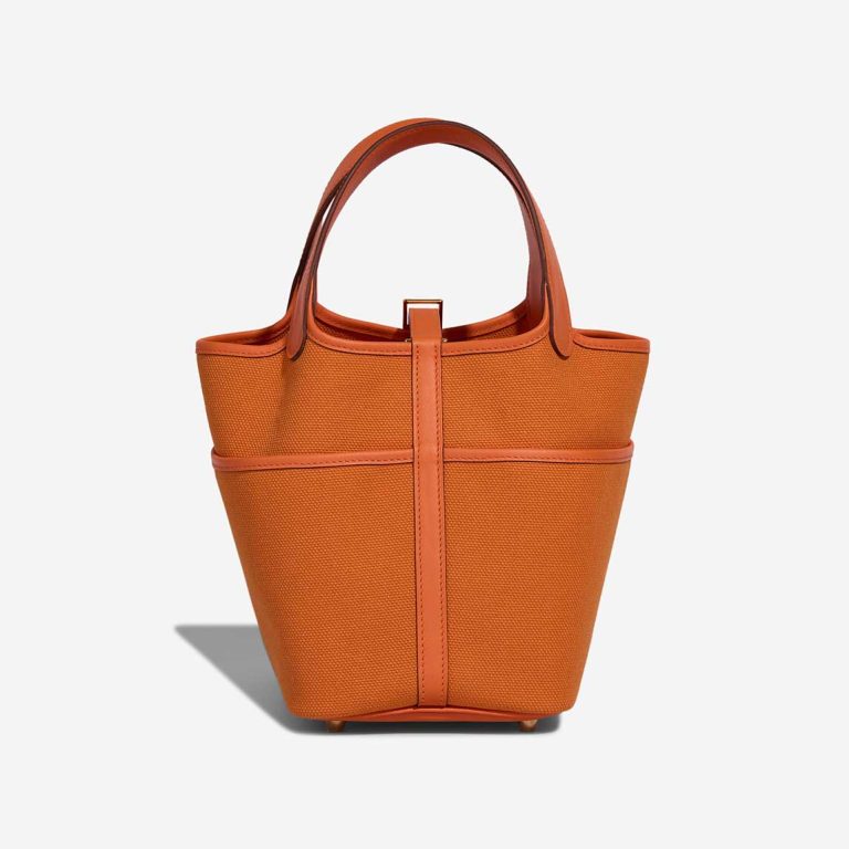 Hermès Picotin Cargo 18 Toile Goeland / Swift Orange | Sell your designer bag