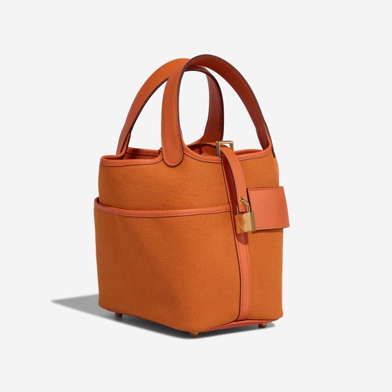 Hermès Picotin Cargo 18 Toile Goeland / Swift Orange | Sell your designer bag