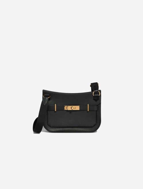 Hermès Jypsière Mini Evercolor Black Front | Vendre votre sac de créateur