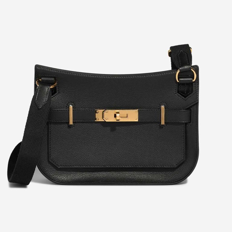 Hermès Jypsière Mini Evercolor Black Front | Sell your designer bag