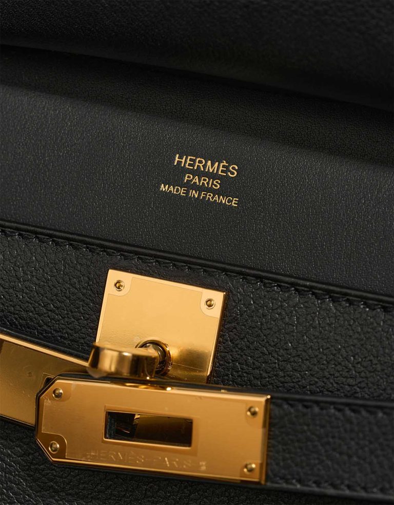 Hermès Jypsière Mini Evercolor Black Logo | Sell your designer bag