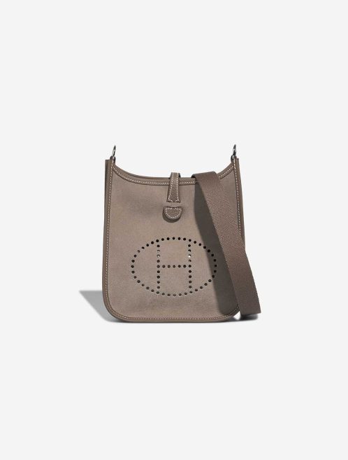 Hermès Evelyne 16 Taurillon Clémence / Doblis Suede Étoupe Front | Sell your designer bag