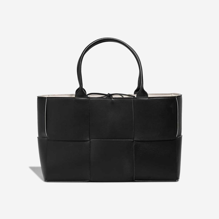 Bottega Veneta Arco Tote Medium Lamb Black / White | Sell your designer bag