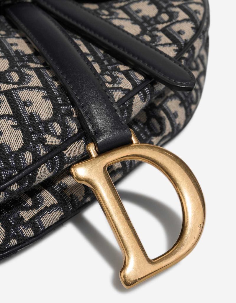 Dior Saddle Medium Oblique Jacquard Blue | SACLÀB