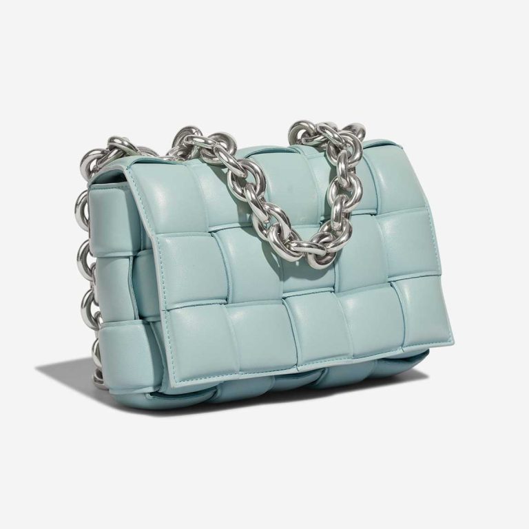 Bottega Veneta Cassette Lamb Turquoise | Sell your designer bag