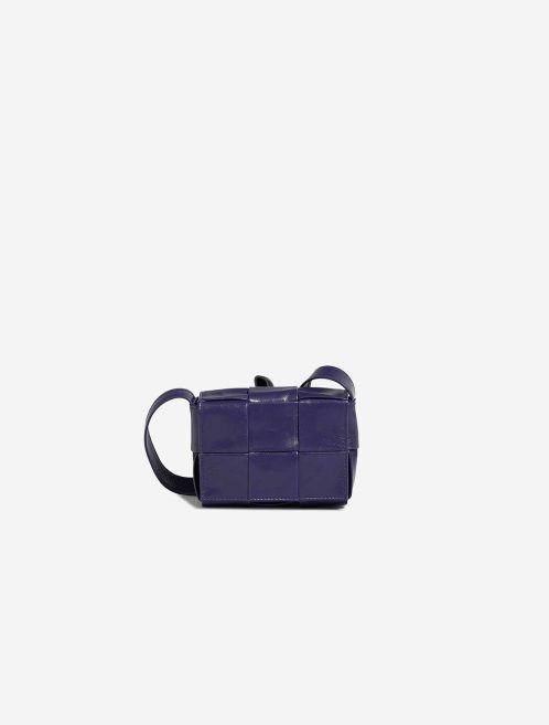 Bottega Veneta Cassette Micro Lamb Dark Blue Front | Sell your designer bag