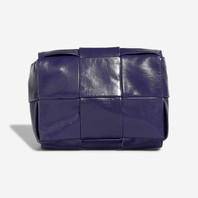 Bottega Veneta Cassette Micro Lammleder Dunkelblau | Verkaufen Sie Ihre Designer-Tasche