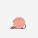 Chanel 19 Round Clutch Lamb Blush  Front | Sell your designer bag