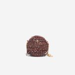 Chanel Round Clutch Tweed Red / Multicolour Front | Sell your designer bag