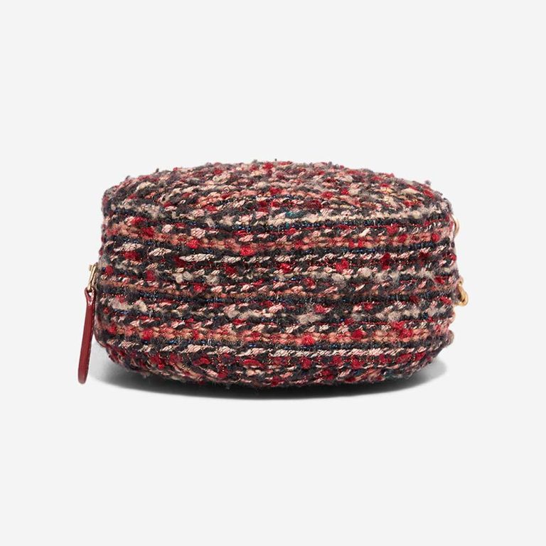 Chanel Round Clutch Tweed Red / Multicolour | Sell your designer bag