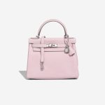 Hermès Kelly 28 Taurillon Clémence Mauve Pâle Front | Sell your designer bag