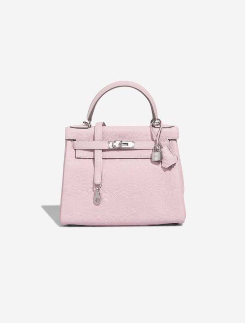 Hermès Kelly 28 Taurillon Clémence Mauve Pâle Front | Sell your designer bag