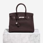 Hermès Birkin 30 Evercolor Verso Ébène / Sésame Front | Verkaufe deine Designertasche