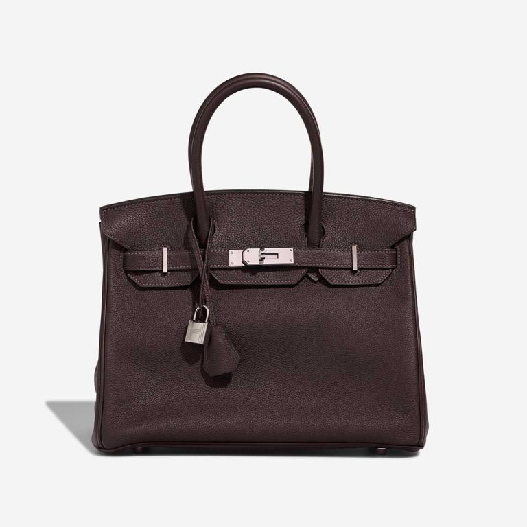 Hermès Birkin 30 Evercolor Verso Ébène / Sésame Front | Sell your designer bag