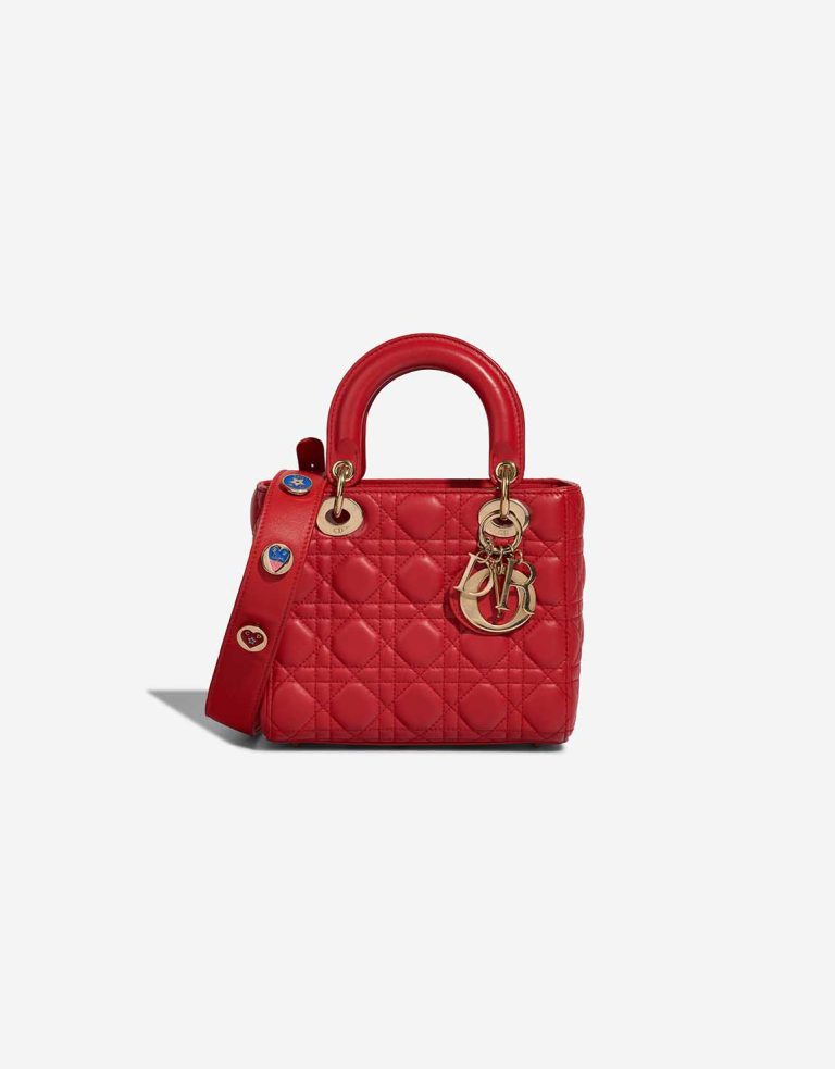 Dior Lady Small Lammleder Red Front | Verkaufen Sie Ihre Designertasche