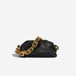 Bottega Veneta Chain Pouch Small Calf Black Front | Sell your designer bag