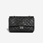 Chanel 2.55 Reissue 227 Aged Kalbsleder Black Front | Verkaufen Sie Ihre Designer-Tasche