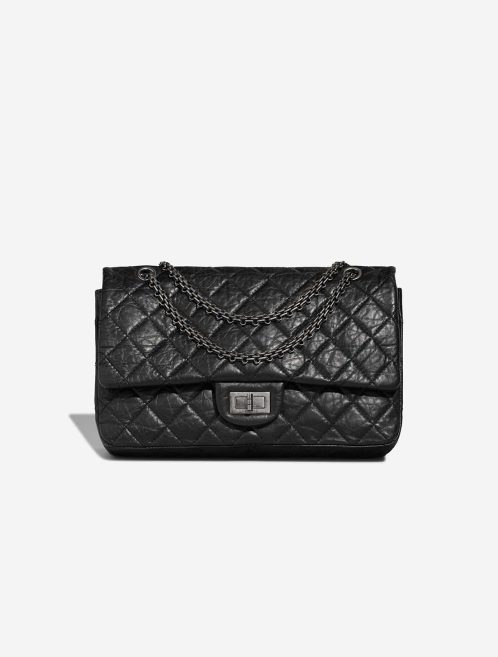 Chanel 2.55 Reissue 227 Aged Kalbsleder Black Front | Verkaufen Sie Ihre Designer-Tasche