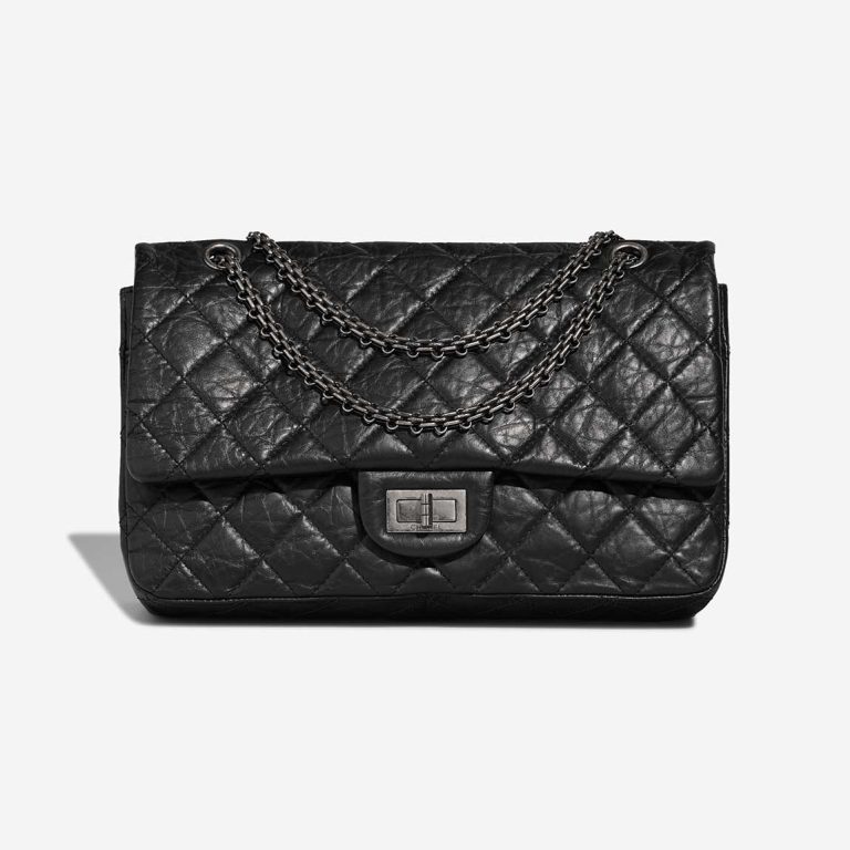 Chanel 2.55 Reissue 227 Aged Calf Black Front | Sell your designer bag