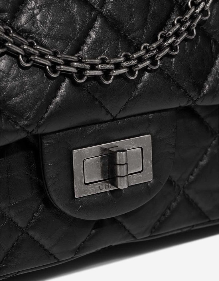 Chanel 2.55 Reissue 227 Aged Calf Black Closing System | Sell your designer bag