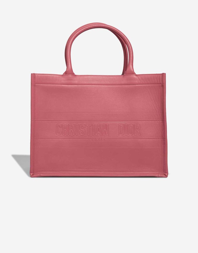 Dior Book Tote Medium Calf Pink Front | Sell your designer bag
