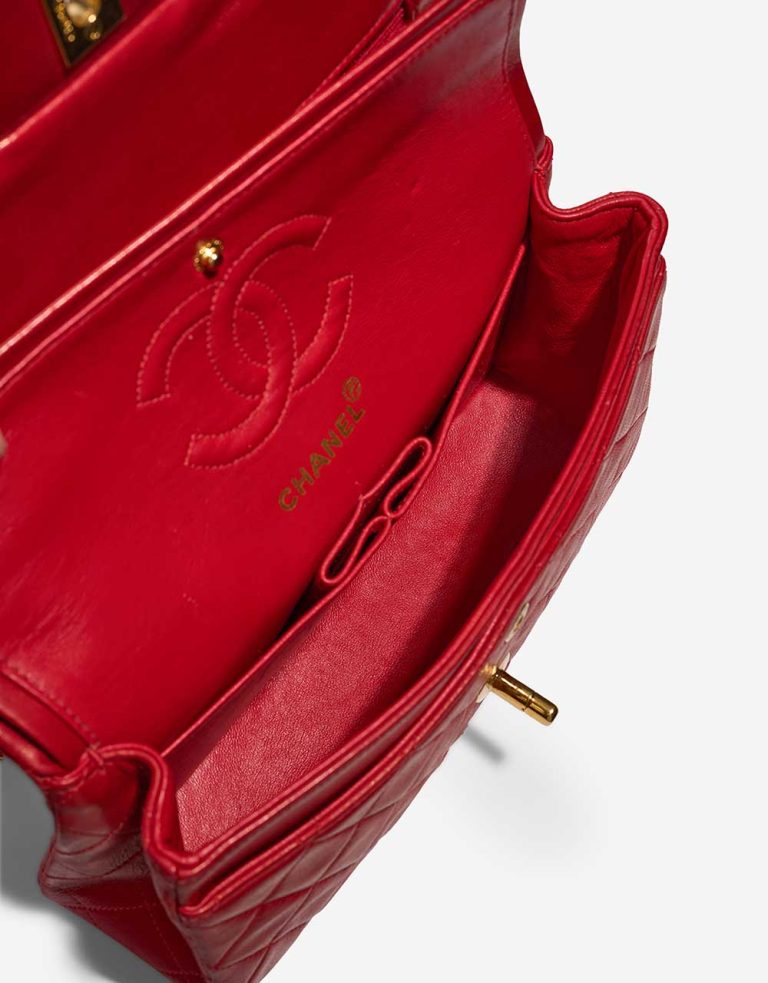 Chanel Timeless Small Lamb Red Inside | Sell your designer bag