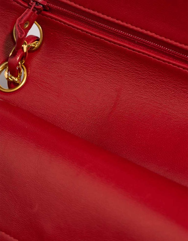 Chanel Timeless Small Lamb Red Signs of wear | Sell your designer bag