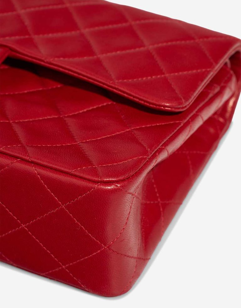 Chanel Timeless Small Lamb Red Signs of wear | Sell your designer bag