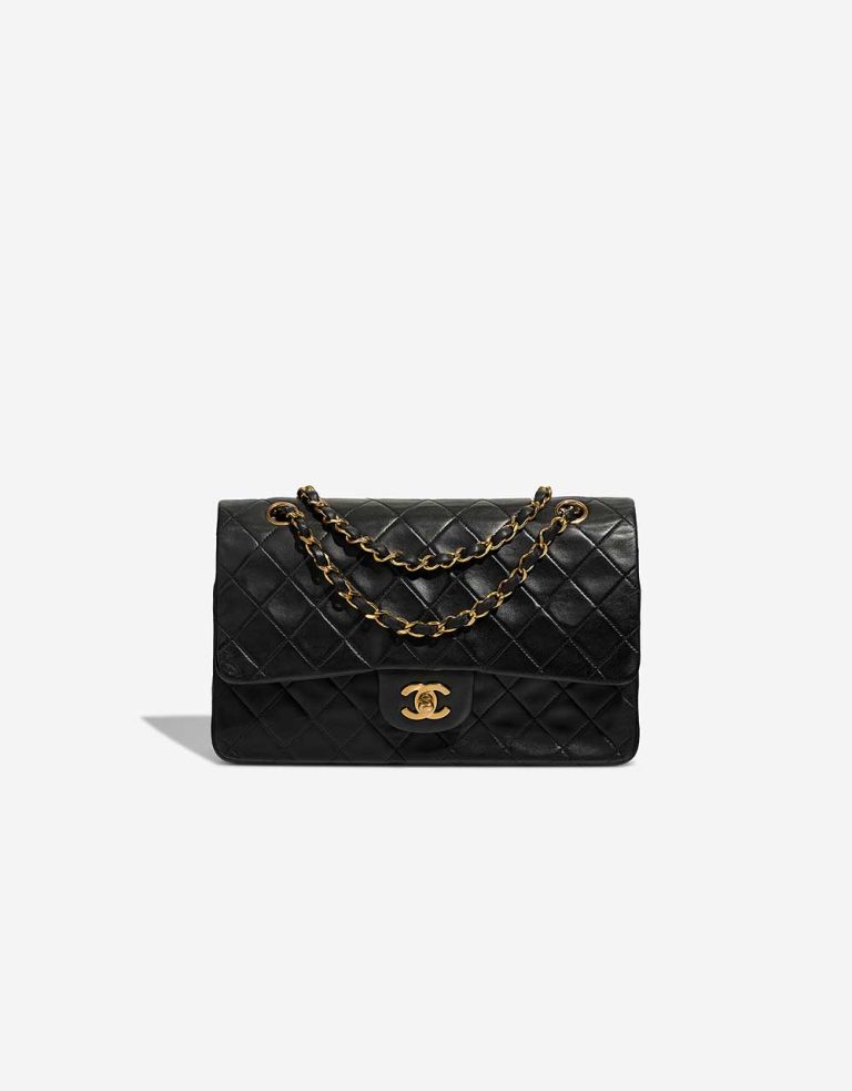 Chanel Timeless Medium Lamb Black Front | Sell your designer bag