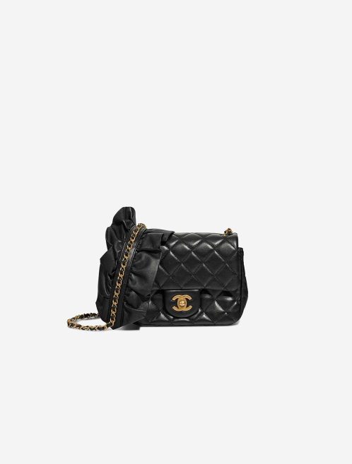 Chanel Timeless Mini Square Lamb Black Front | Sell your designer bag