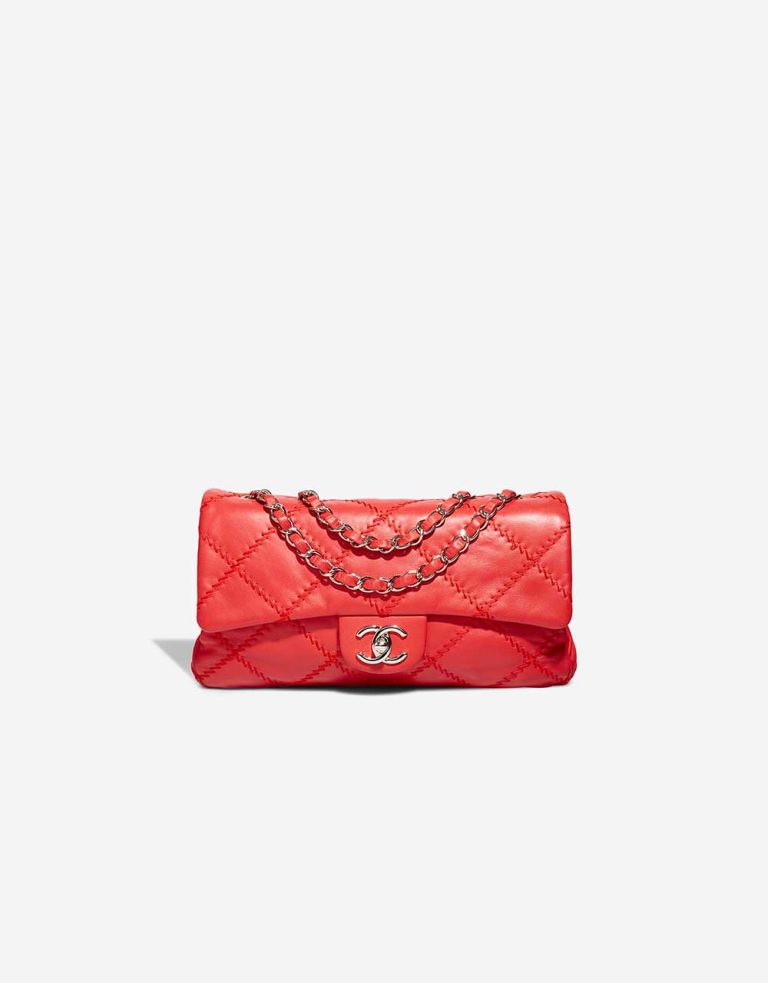 Chanel Timeless Medium Lamb Orange Front | Sell your designer bag