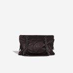 Chanel Shopping Tote PST Caviar Dark Brown Front | Sell your designer bag