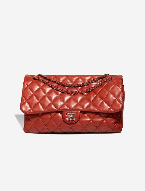 Chanel Timeless Maxi à rabat Sac en agneau rouge | Vendez votre sac de créateur