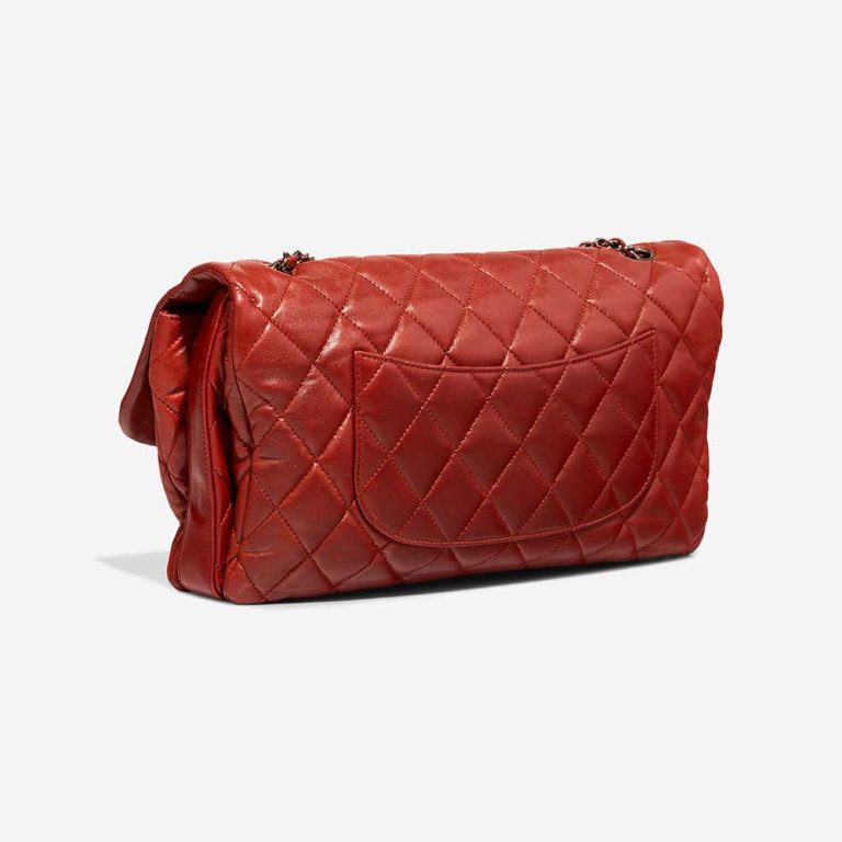 Chanel Timeless Maxi à rabat Sac en agneau rouge | Vendez votre sac de créateur