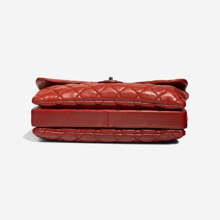 Chanel Timeless Maxi à rabat Sac en agneau rouge | Vendez votre sac de créateur