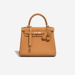 Hermès Kelly 25 Togo Sable Naturel Front | Sell your designer bag