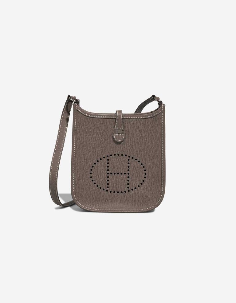 Hermès Evelyne 16 Epsom Étoupe Front | Vendre votre sac de créateur