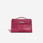 Hermès Kelly Pochette Niloticus lézard Fuchsia Front | Vendre votre sac de créateur