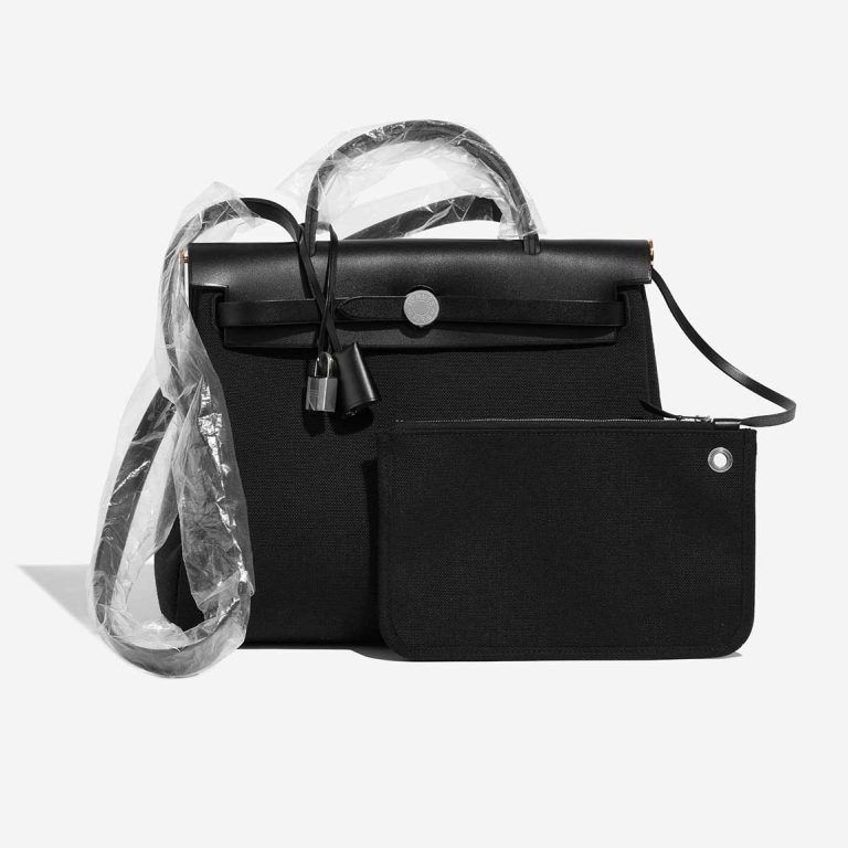 Hermès Herbag 31 Toile / Vache Hunter Black Front | Sell your designer bag