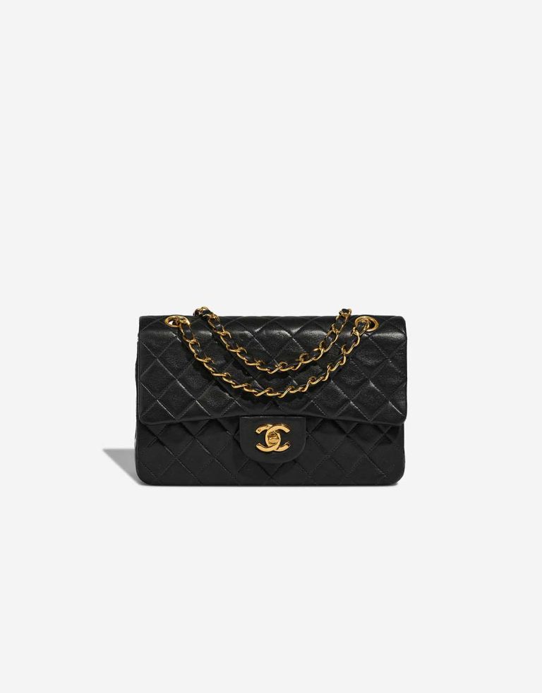 Chanel Timeless Small Lamb Black Front | Sell your designer bag