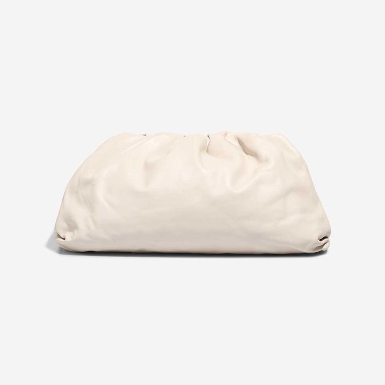 Bottega Veneta Pouch Calf White Front | Sell your designer bag