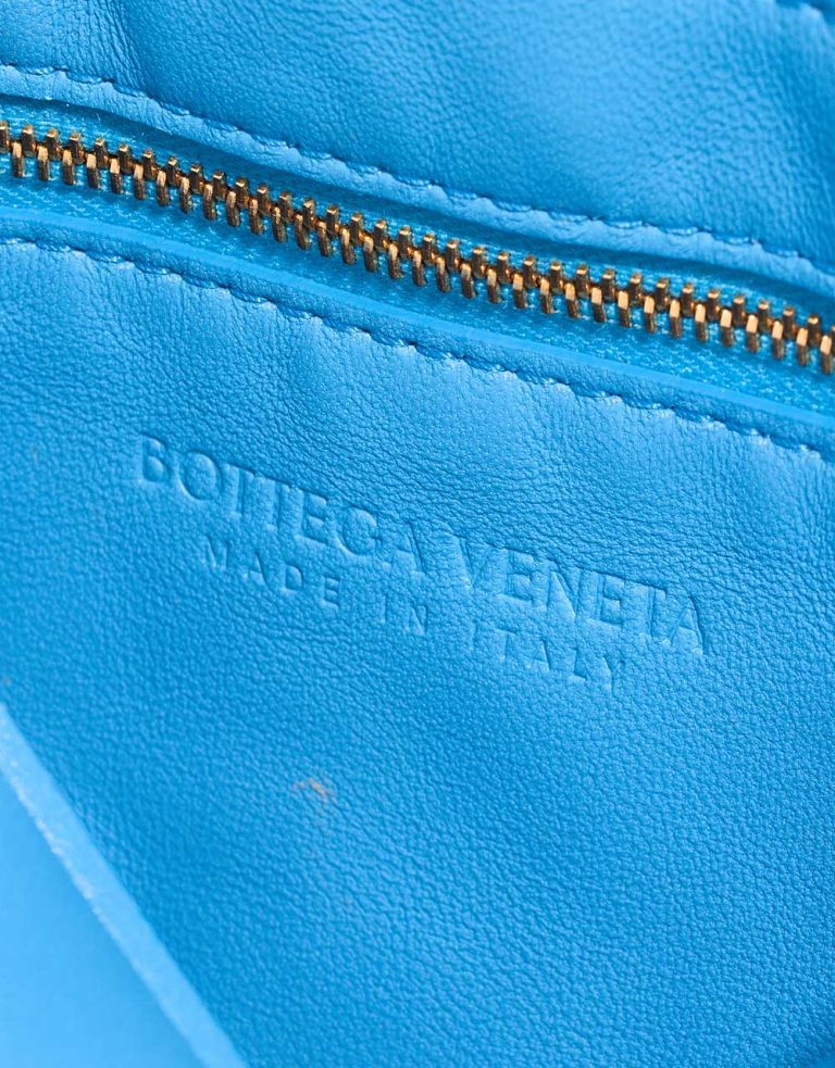 Bottega Veneta Cassette Lamb Light Blue Logo | Sell your designer bag