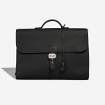 Hermès Sac a Dépêches 2-38 Togo Black Front | Sell your designer bag