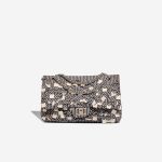 Chanel Timeless Medium Sequins / Denim Dark Blue / Beige Front | Sell your designer bag