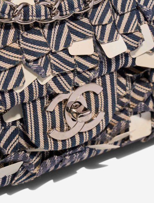 Chanel Timeless Medium Sequins / Denim Dark Blue / Beige Closing System | Sell your designer bag