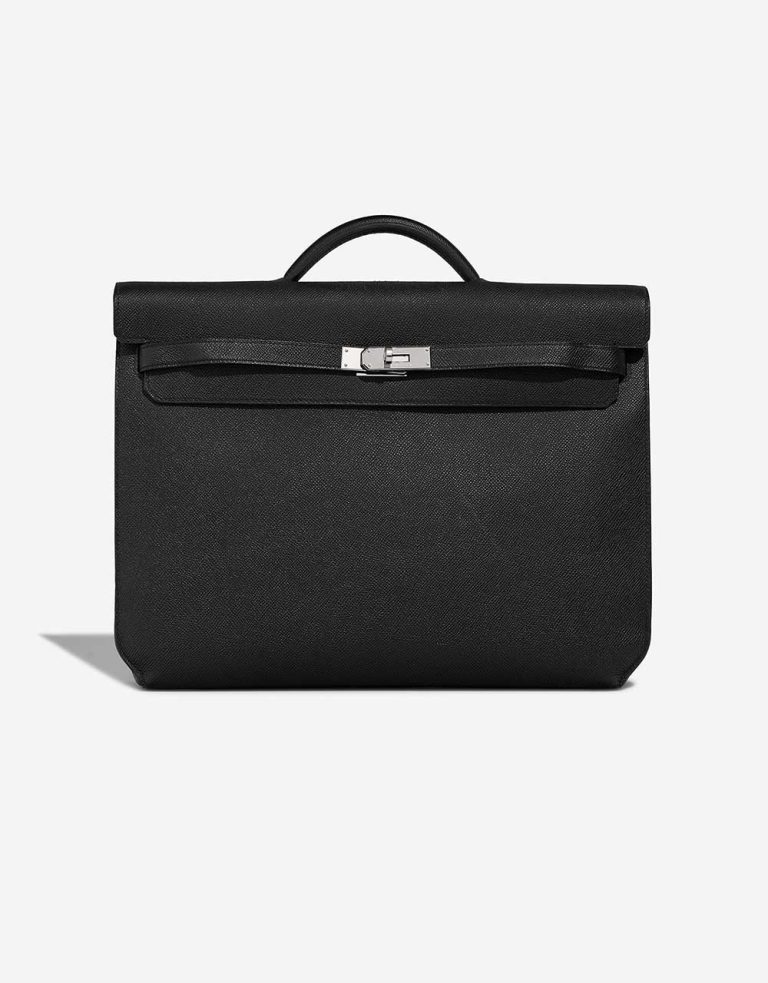 Hermès Kelly Dépêches 36 Epsom Black Front | Sell your designer bag